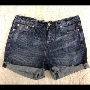Madewell button fly cutoff shorts size 30
